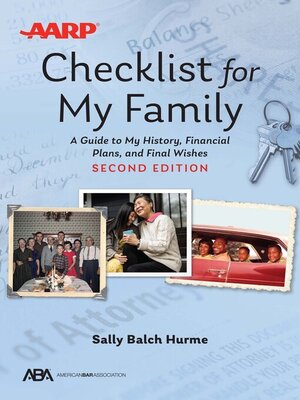 cover image of ABA/AARP Checklist for My Family